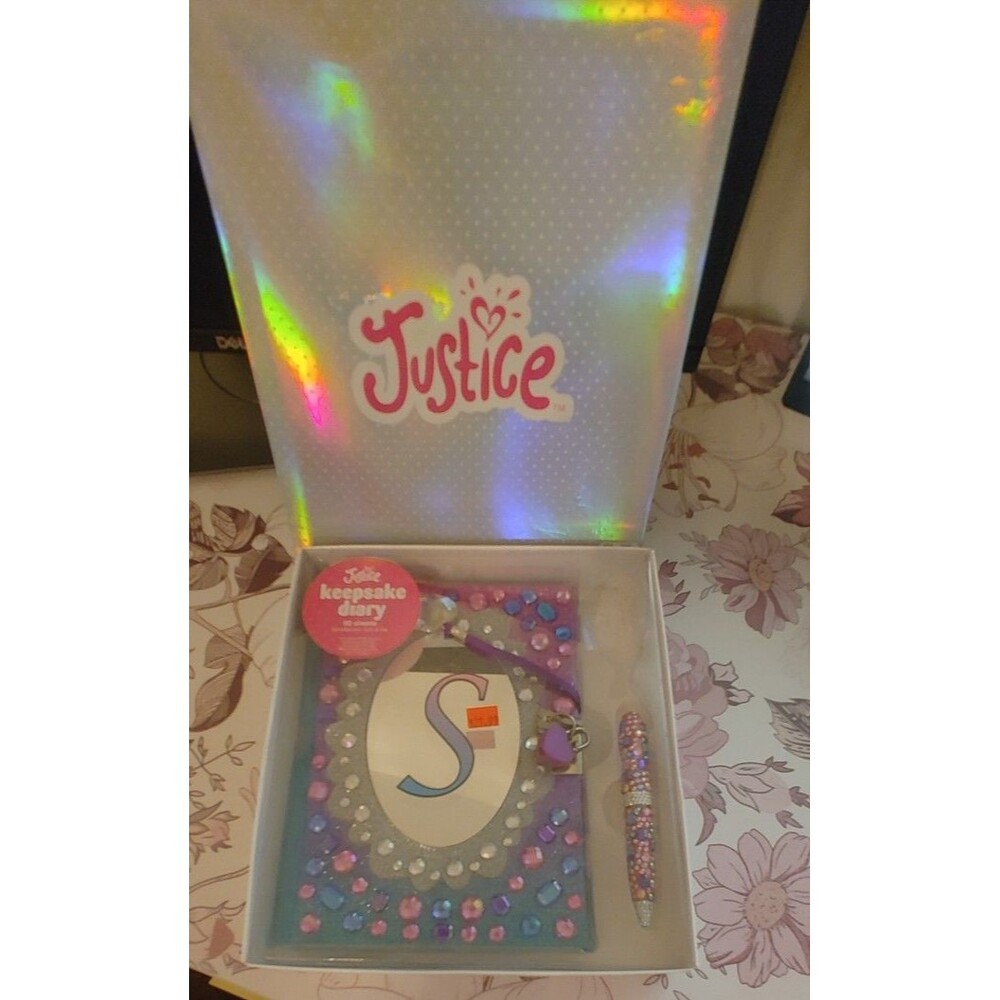 Justice Keepsake Diary with Letter S